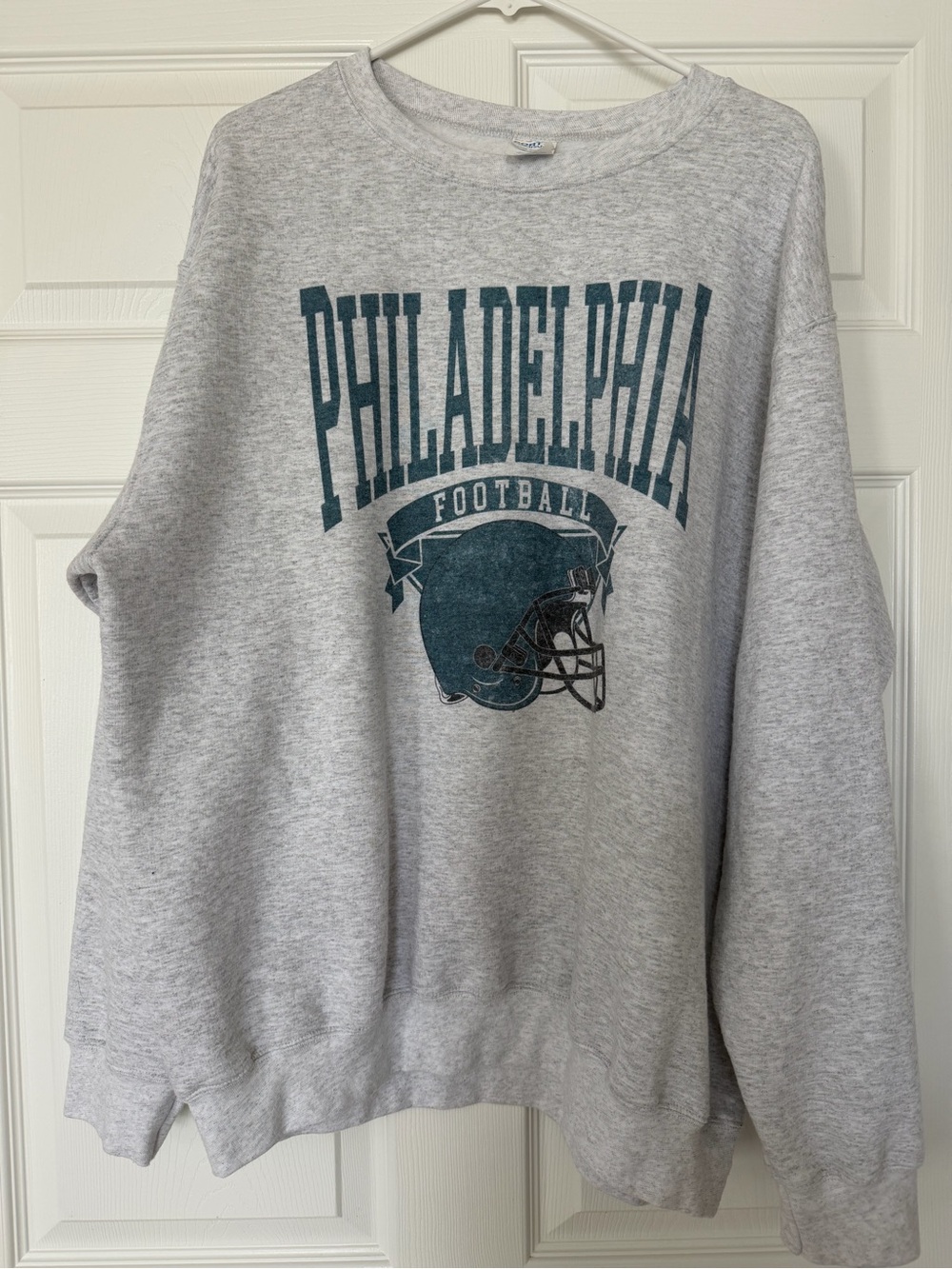 Gray Philadelphia Football Crewneck Sweatshirt
